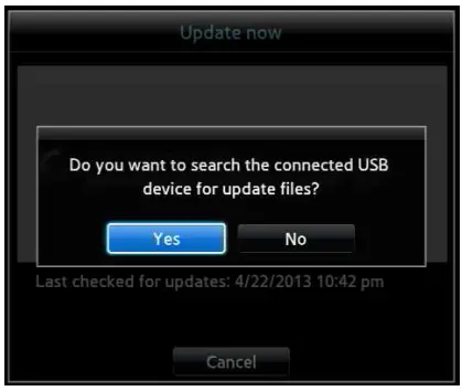 SAMSUNG ELECTRONICS 2013 TV Framework Upgrade Software - Figure 4