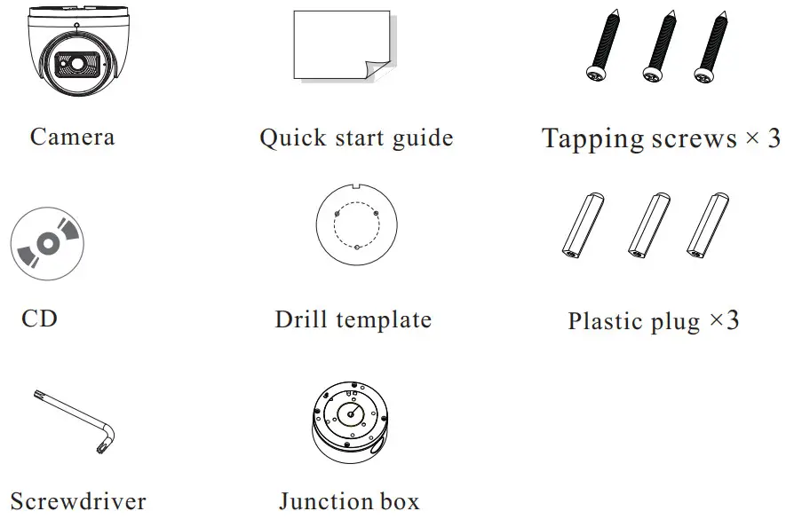 speco technologies O8VT2 8 Megapixel H.265 IP Turret Camera with IR - Camera