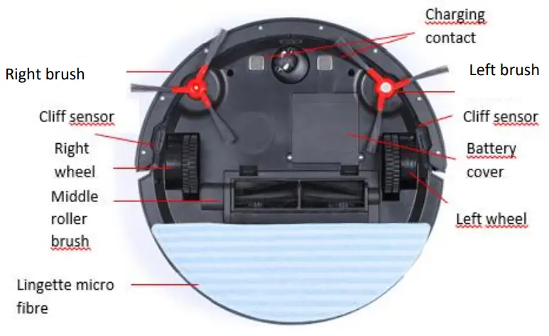 Livoo DOH126 Robot Vacuum Cleaner - Instruction manua1