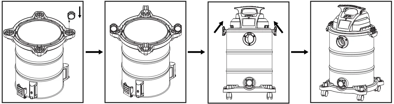 STANLEY SL18117 Wet or Dry Shop Vacuum Cleaner - PACKAGE CONTENTS 1