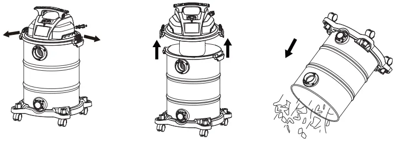 STANLEY SL18117 Wet or Dry Shop Vacuum Cleaner - PACKAGE CONTENTS 6