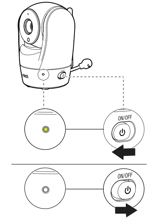 VTech VM919HD Full Colour Pan and Tilt HD Video Monitor - baby monitor