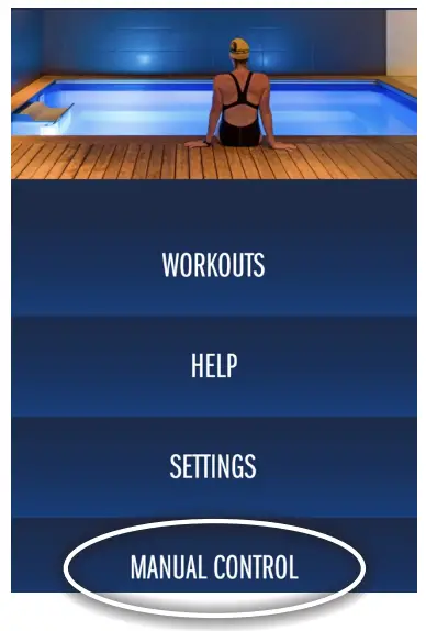 Manual Control Mode (Swim Current)