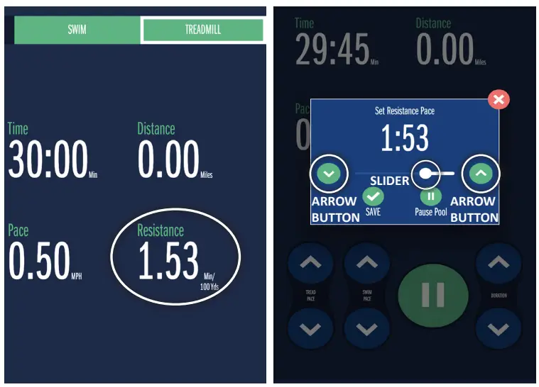 Manual Control Mode (Treadmill)