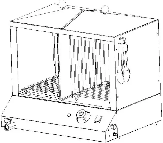 VEVOR SPBWRGRGG-003 Hot Dog Steamer 1