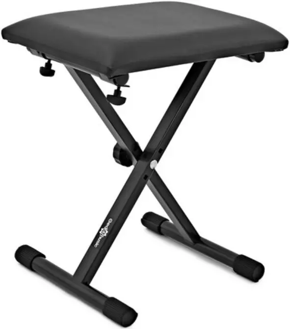 Gear4music KB01BK Adjustable Keyboard Piano Bench