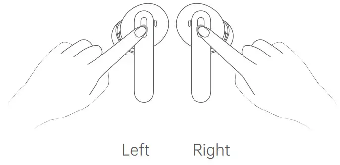 OPPO Enco Air2 Pro True Wireless Earbuds - Touch controls