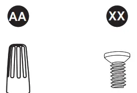 Harbor Breeze 42866 Lindholme Ceiling Fan - HARDWARE