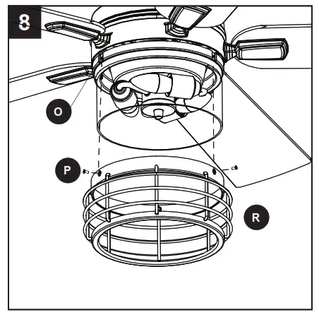 Harbor Breeze 42866 Lindholme Ceiling Fan - Hardware10