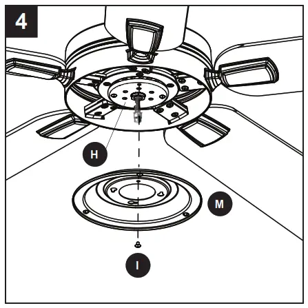 Harbor Breeze 42866 Lindholme Ceiling Fan - Hardware6