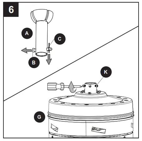 Harbor Breeze 42866 Lindholme Ceiling Fan - clip