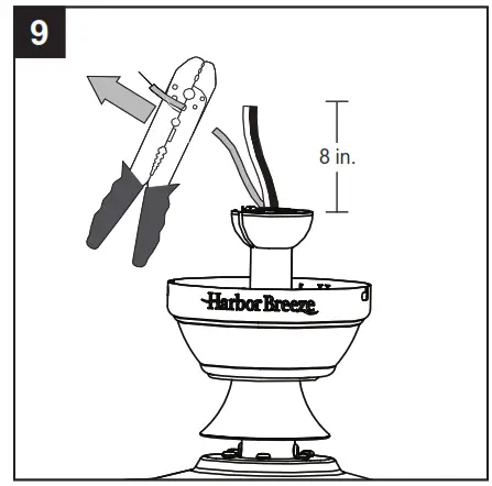 Harbor Breeze 42866 Lindholme Ceiling Fan - motor2