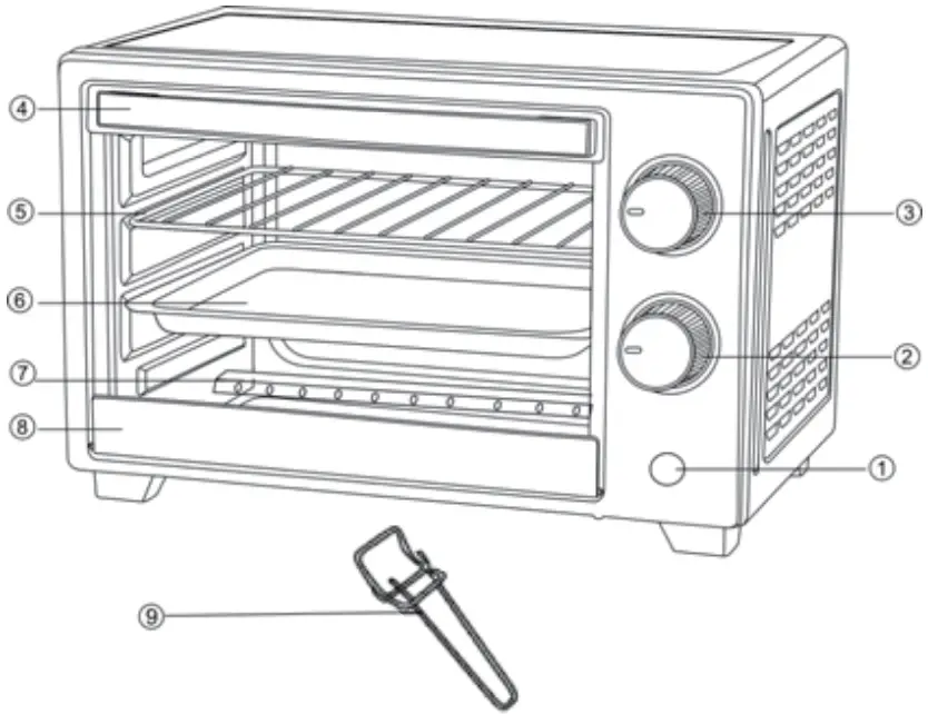 PowerPac PPT38 Electric Oven A02