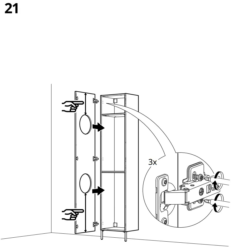 IKEA NYSJON Laundry Cabinet - Assembly 12
