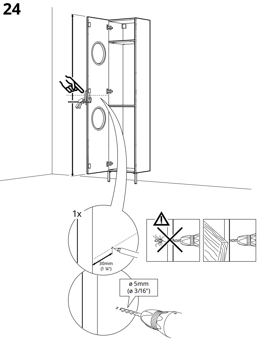 IKEA NYSJON Laundry Cabinet - Assembly 14