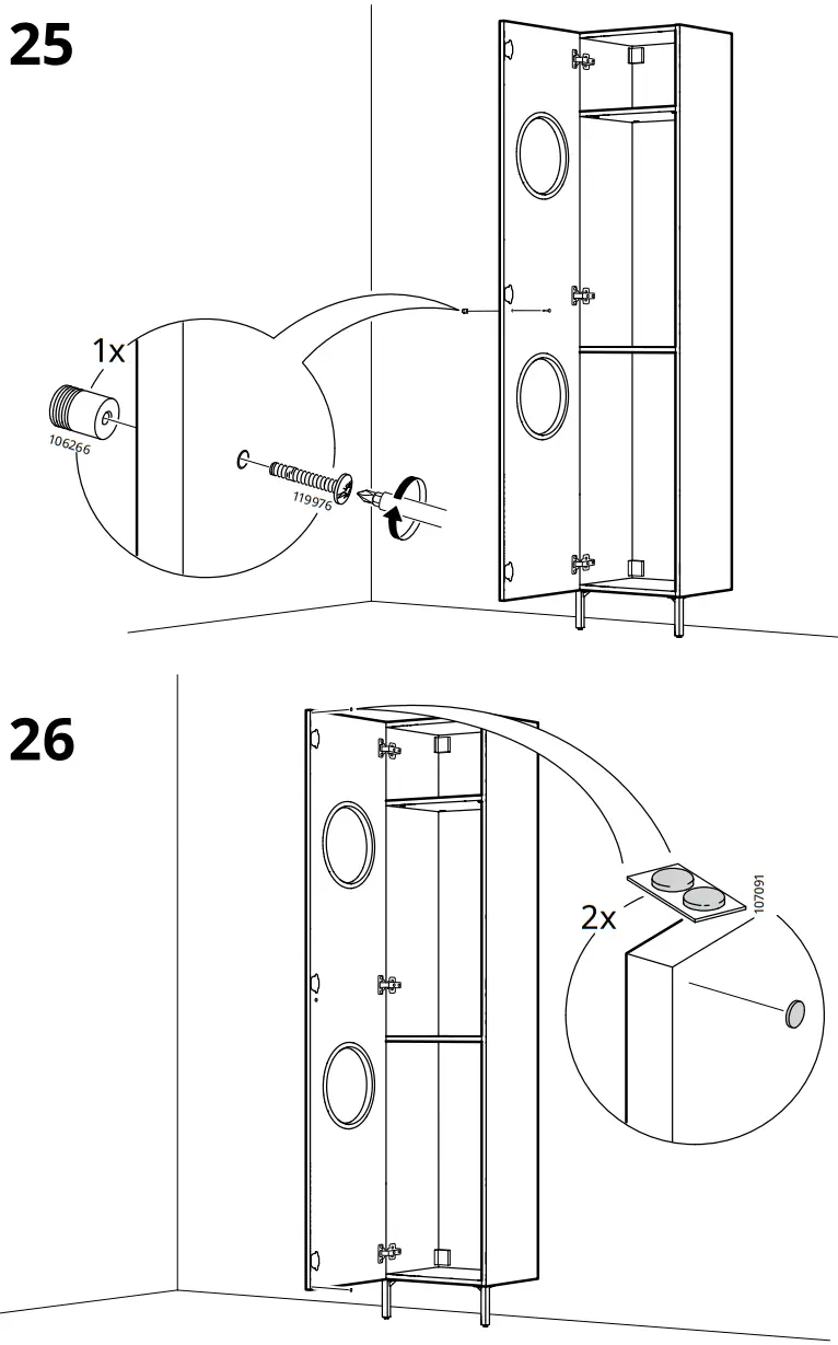 IKEA NYSJON Laundry Cabinet - Assembly 15