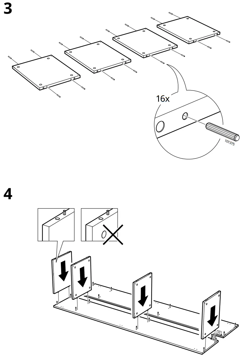 IKEA NYSJON Laundry Cabinet - Assembly 2