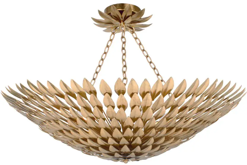 Crystorama 519-GA Broche 8 Light Chandelier