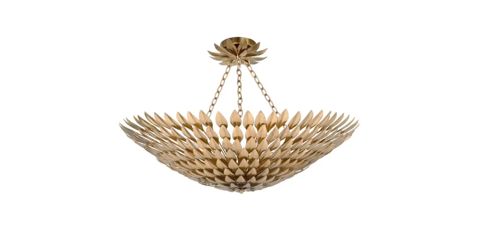 Crystorama 519-ga Broche 8 Light Chandelier Instruction Manual