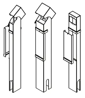 LEVITON 2PH18 Surface Mount and Direct Bury Pedestal - Bury