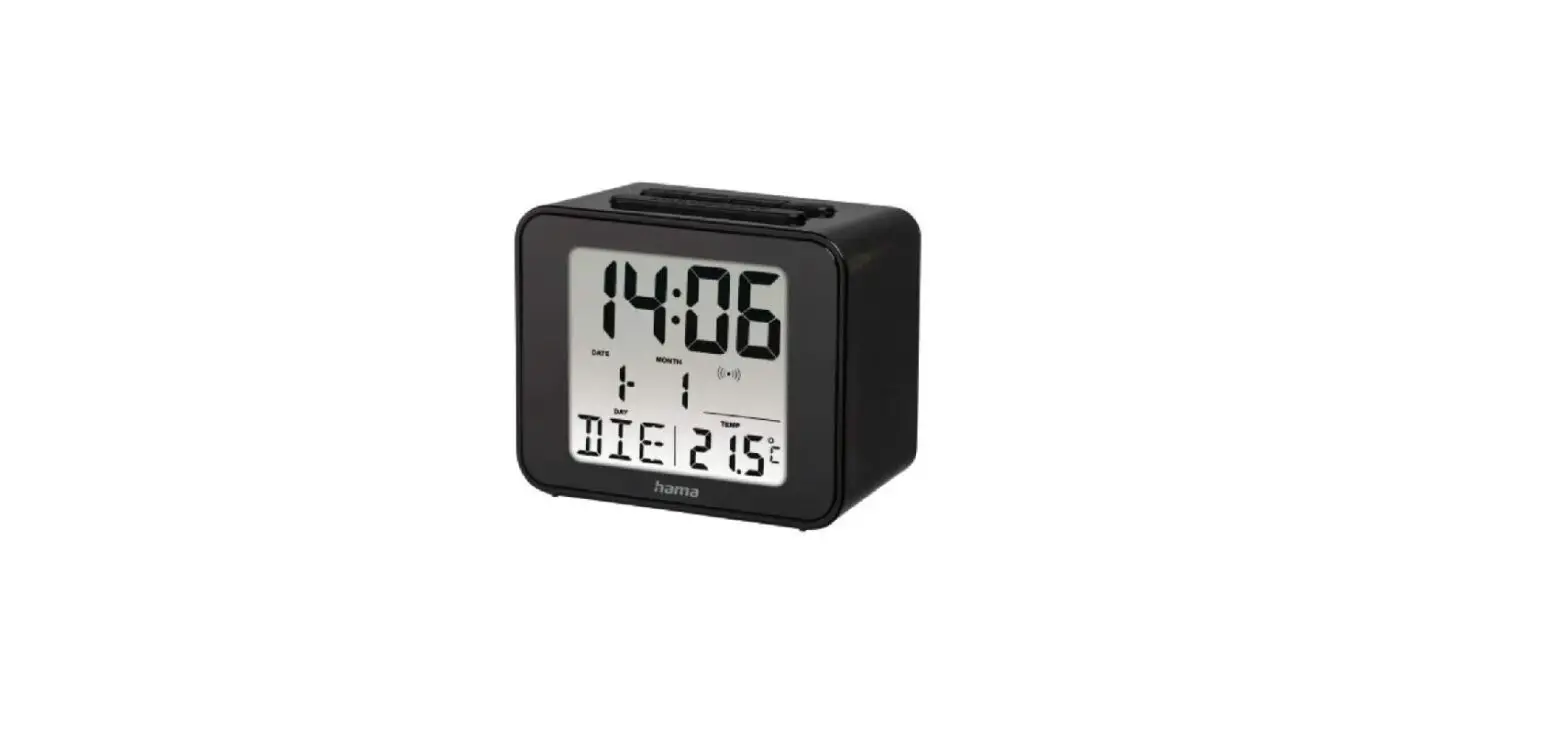 Hama 00186304 Cube Radio Alarm Clock Instruction Manual