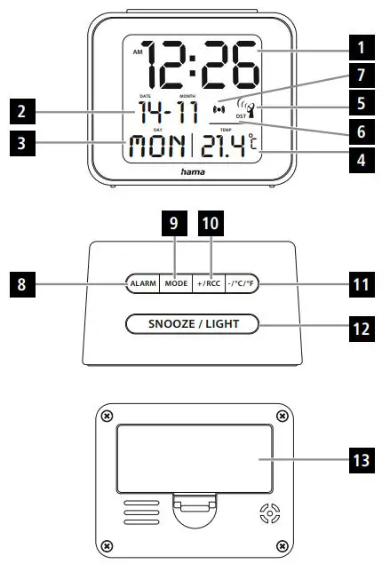 hama-00186304-Cube-Radio-Alarm-Clock-fig-1