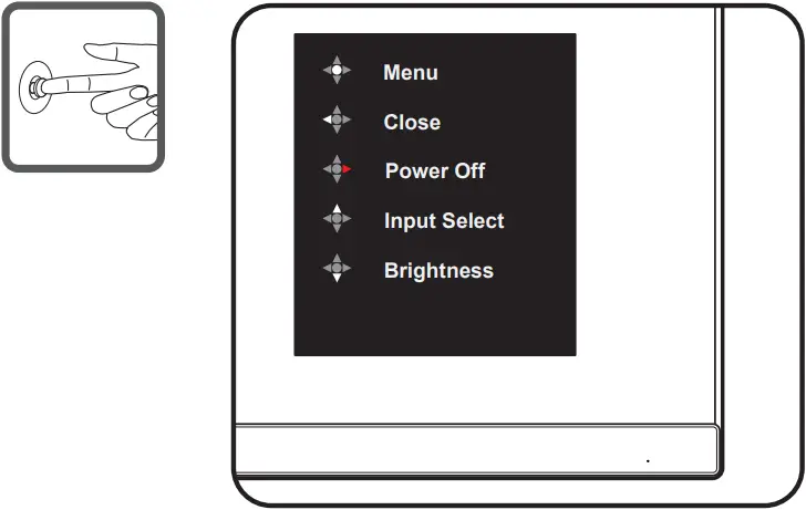 ASUS VP32U - Using the Control Buttons