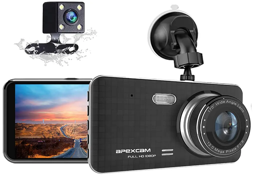 Apexcam-TOUR-4-1080P-Car-Front-Rear-Dash-Cam-Product