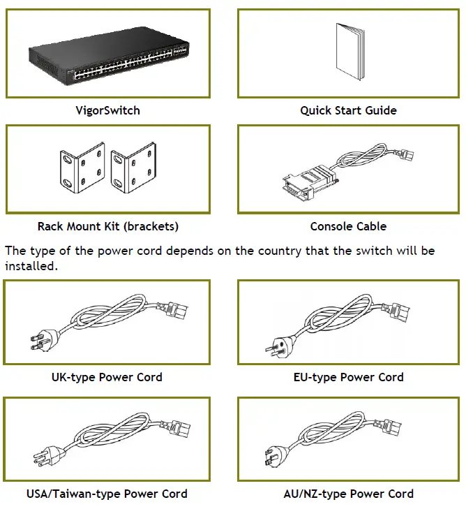 DrayTek VigorSwitch G2540xs L2+ Managed Switch 1