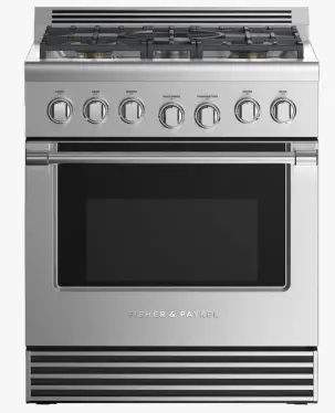 FISHER PAYKEL RGV2305LN Gas Range 30 Inch 5 Burners -