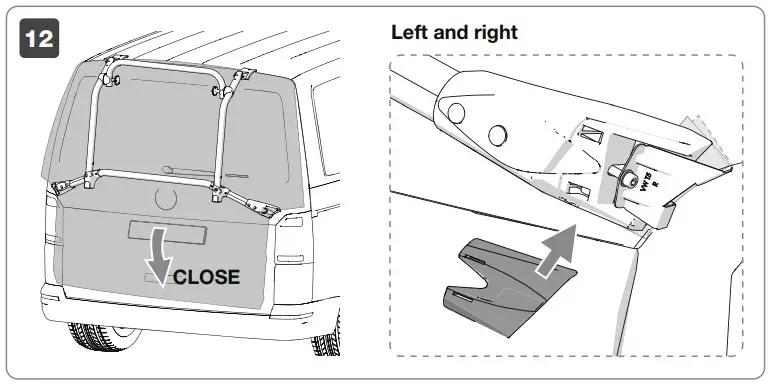 FIAMMA 02096-71A Carry Bike VW T5 Pro -during transport 10