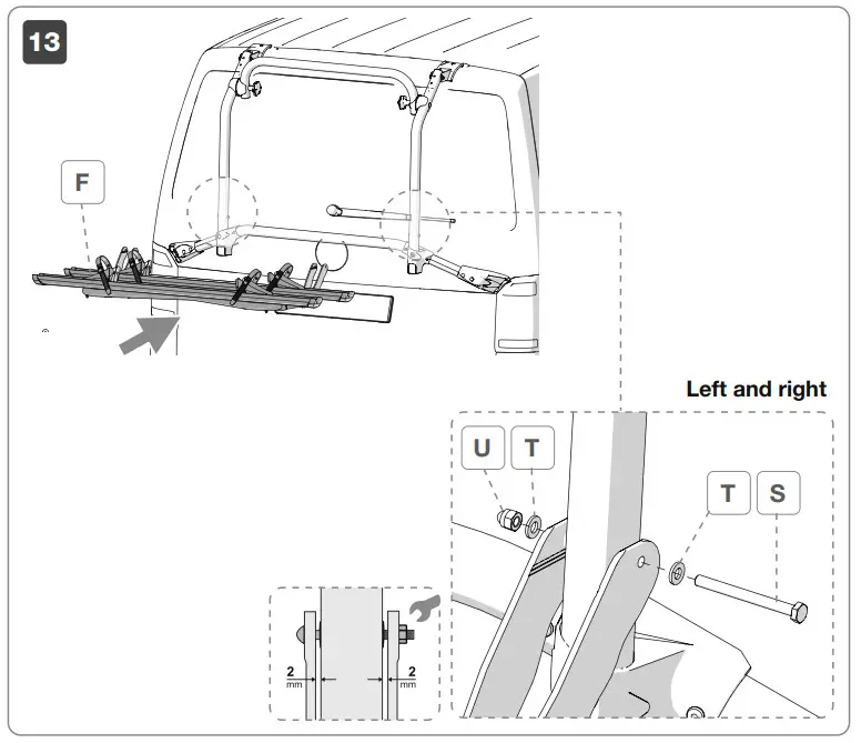 FIAMMA 02096-71A Carry Bike VW T5 Pro -during transport 13