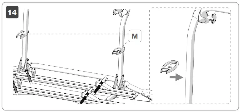 FIAMMA 02096-71A Carry Bike VW T5 Pro -during transport 14