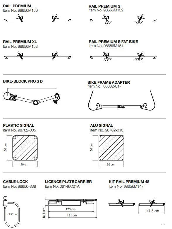 FIAMMA 02096-71A Carry Bike VW T5 Pro -during transport 19