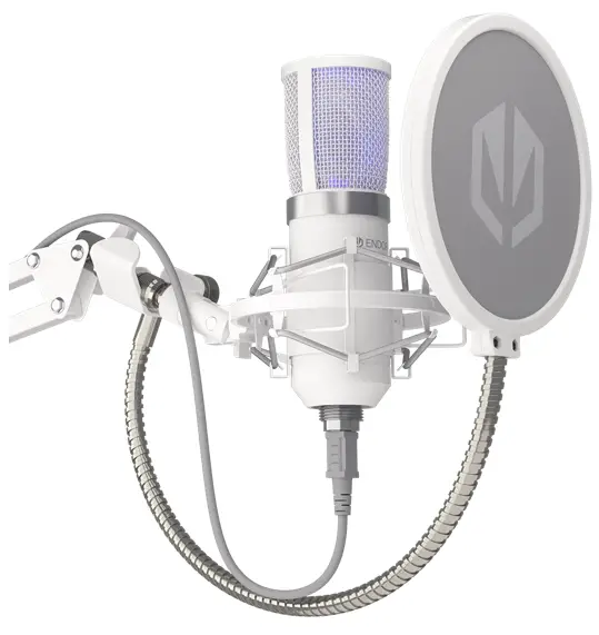 ENDORFY EY1B005 Solum Streaming Onyx White USB Microphone -