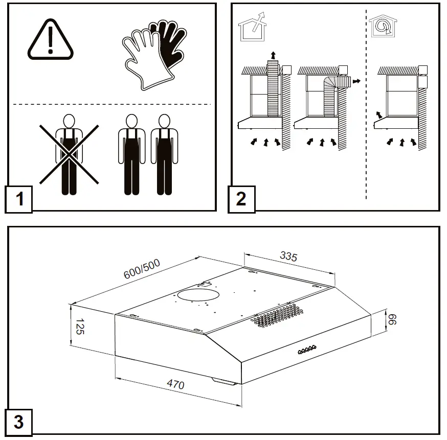 gorenje WHU529EW-S Cooker Hood 1