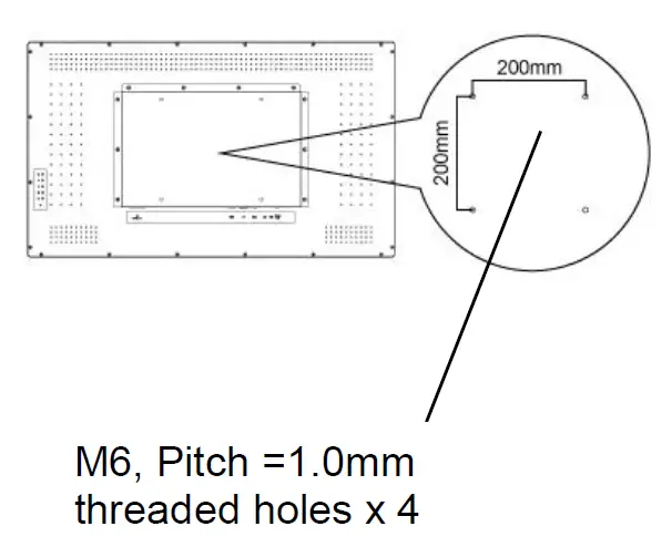 PLANAR PT3270Q Touch LED LCD Monitor 19