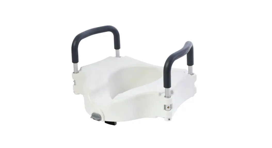 Rhythm Healthcare B3150 Raised Toilet Seat With Removable Arms Instruction Manual