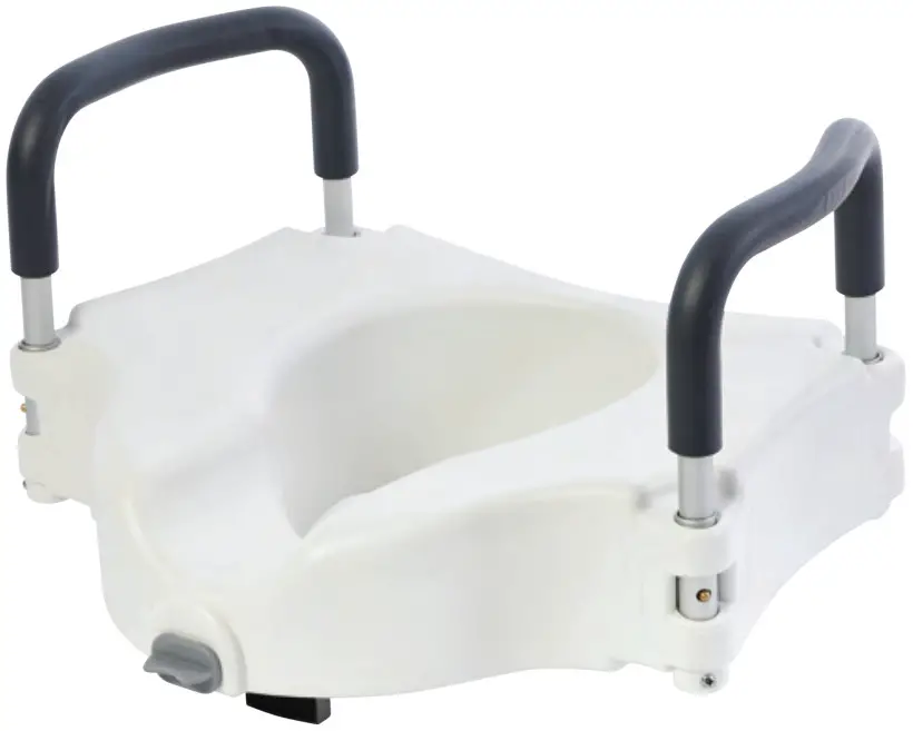 RHYTHM HEALTHCARE B3150 Raised Toilet Seat with Removable Arms