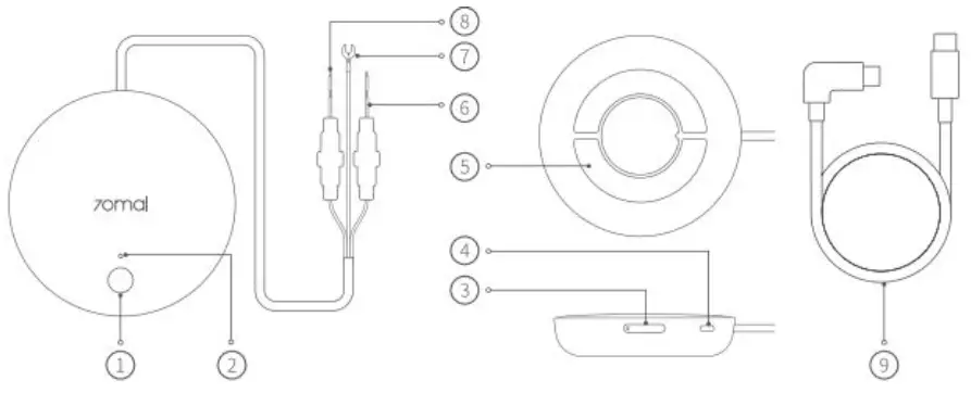 70mai UP04 4G Hardwire Kit - Product overview