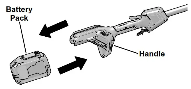 ATLAS 59311 20 Inch Cordless Pole Hedge Trimmer - Battery