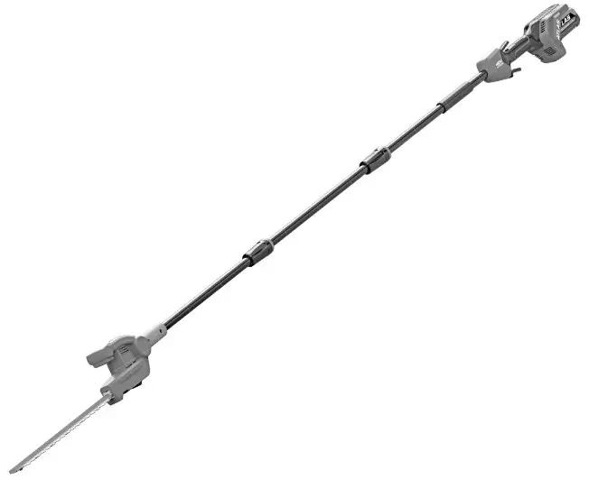 ATLAS 59311 20 Inch Cordless Pole Hedge Trimmer