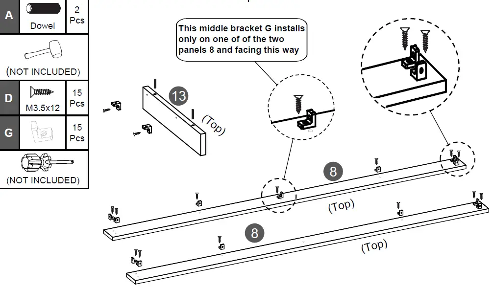 TECHNI MOBILI RTA-910TV-BK Entertainment TV Stand-fig-29