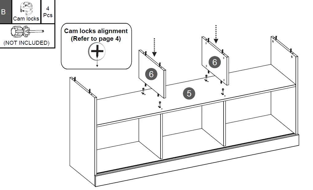 TECHNI MOBILI RTA-910TV-BK Entertainment TV Stand-fig-33