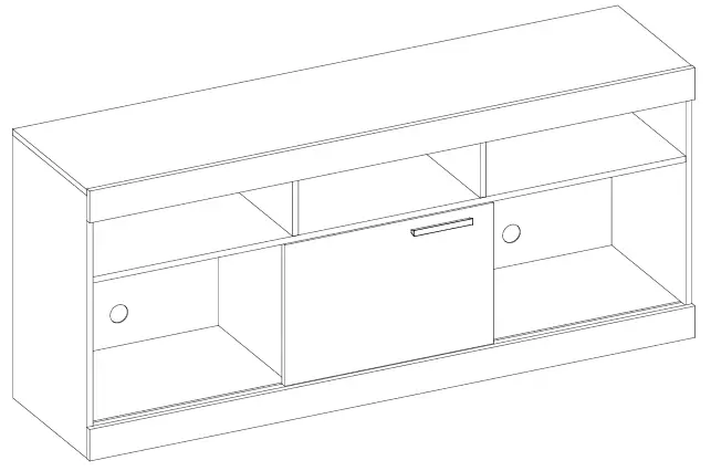 TECHNI MOBILI RTA-910TV-BK Entertainment TV Stand-fig-41