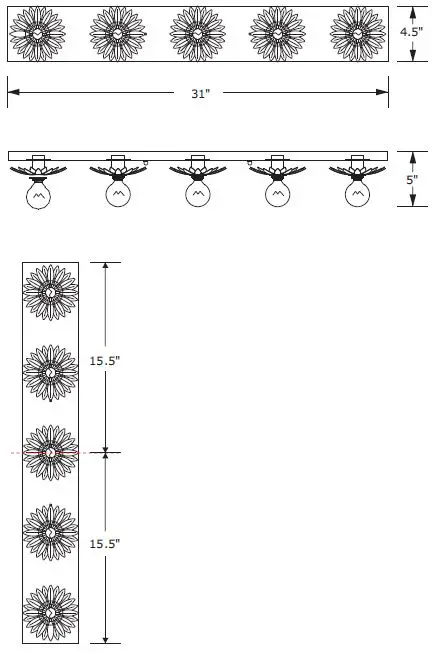 CRYSTORAMA-508-GA-SA-Broche-5-Light-Bathroom-Vanity-FIG-1