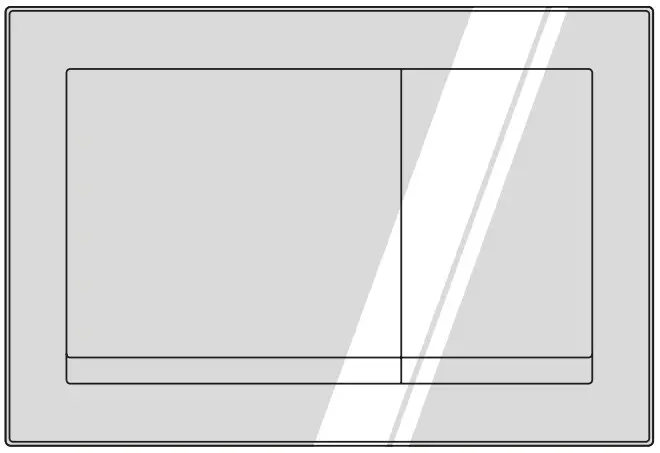 cersanit K97-367 Flush Button Enter Matte Silver Chrome