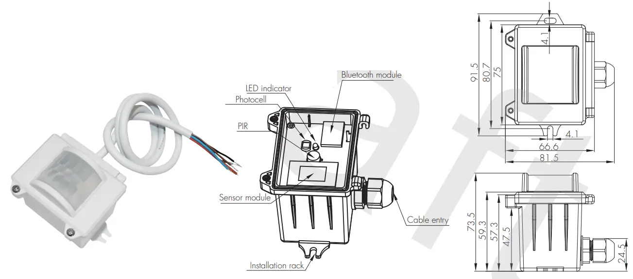 HYTRONIK HIM98 IP65 Dual Sense Sensor with Bluetooth 5 0 SIG Mesh - fig2