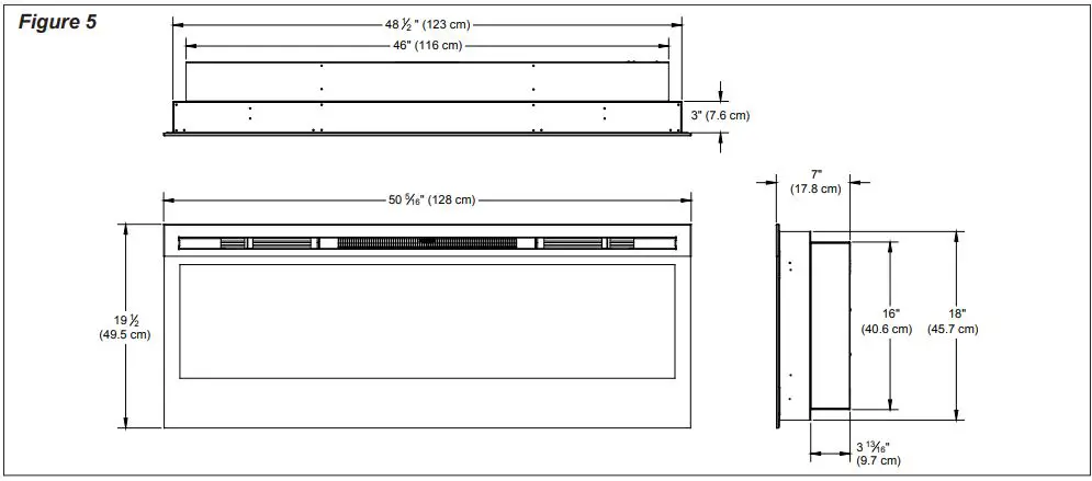 Dimplex BLF5051 Wall Mounted Electric Fireplace-FIG19