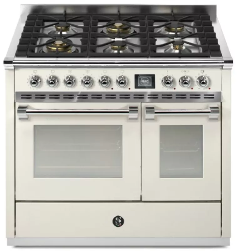 Steel AQ10SF 6W SS C Ascot 100cm Dual Fuel Freestanding Cooker